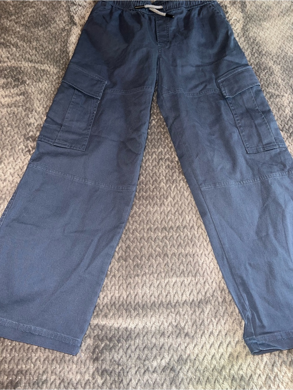 Boys Navy Cargo Pants - Classic Utility Style